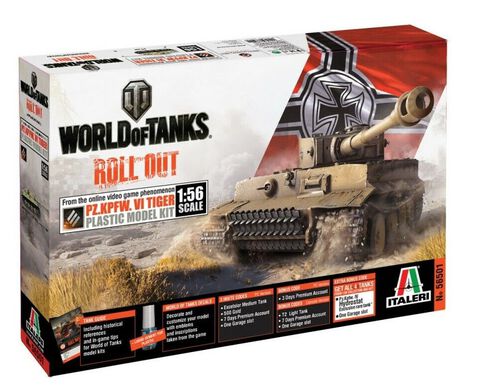 Maquette - World Of Tanks - 1:56 Pz.kpfw.vi Tiger